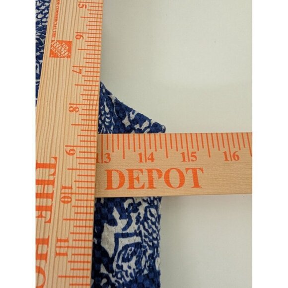 Lilly Pulitzer for Target Dress Womens Size 4 Blue Upstream Fish Shift Stretch - Picture 10 of 11